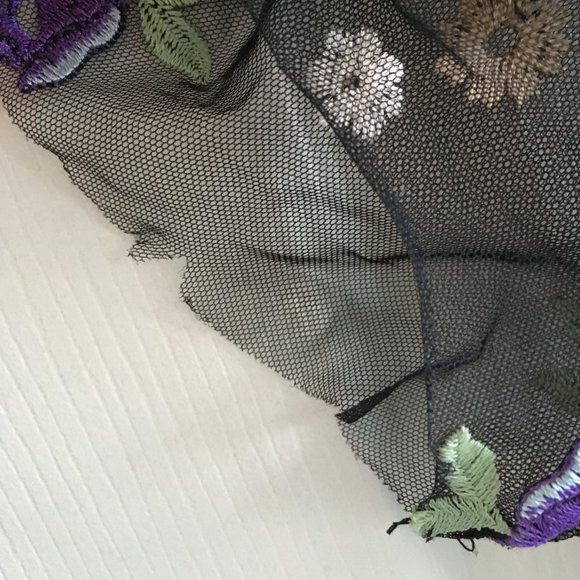 5 for $45 Kimchi Blue Embroidered Sheer Tee - Picture 6 of 8